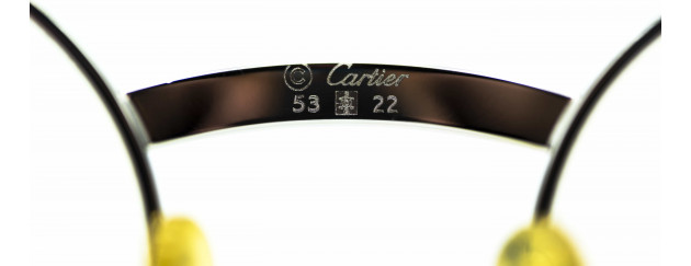 Cartier Giverny Palisander Rosewood 53-22